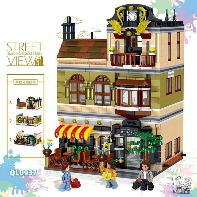 Building Blocks Creator Expert MOC City Chinese Restaurant Bricks Toys - 2