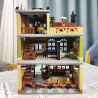 Thumbnail for Building Blocks Creator Expert MOC City Chinese Restaurant Bricks Toys - 10