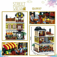 Thumbnail for Building Blocks Creator Expert MOC City Chinese Restaurant Bricks Toys - 7