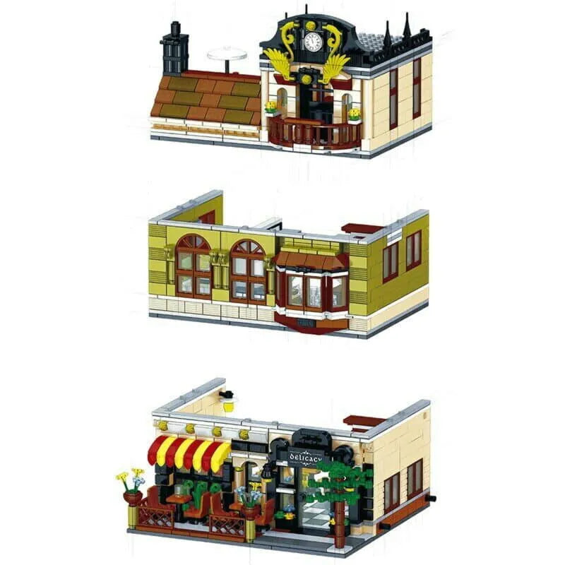 Building Blocks Creator Expert MOC City Chinese Restaurant Bricks Toys - 5