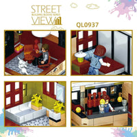 Thumbnail for Building Blocks Creator Expert MOC City Chinese Restaurant Bricks Toys - 8