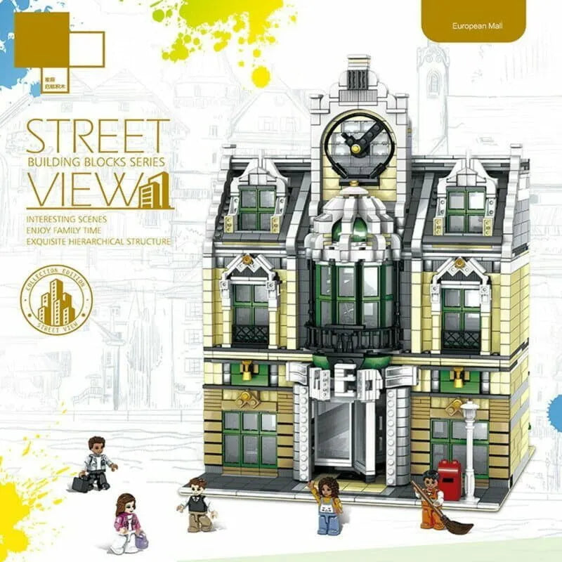 Building Blocks Creator Expert MOC City European Mall Bricks Toys Construction Set Toys - 2