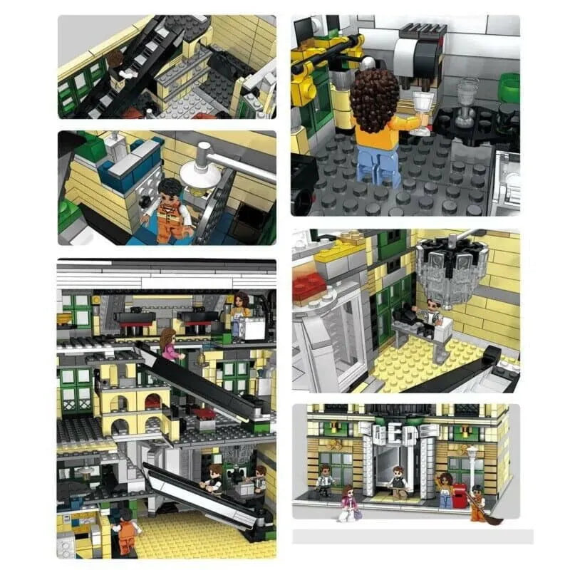Building Blocks Creator Expert MOC City European Mall Bricks Toys Construction Set Toys - 4
