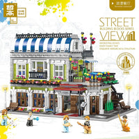 Thumbnail for Building Blocks Creator Expert MOC City Romantic Restaurant Bricks Toys - 2