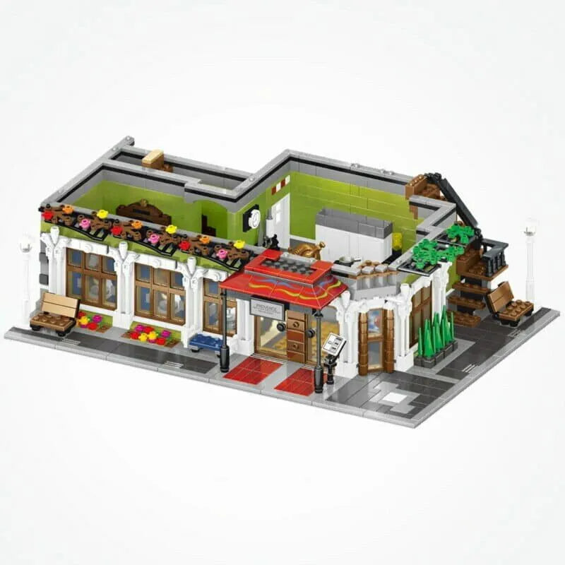 Building Blocks Creator Expert MOC City Romantic Restaurant Bricks Toys Construction Set Toys - 6