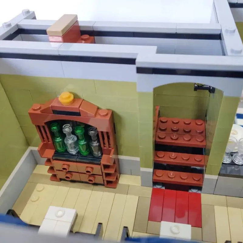 Building Blocks Creator Expert MOC City Romantic Restaurant Bricks Toys - 16