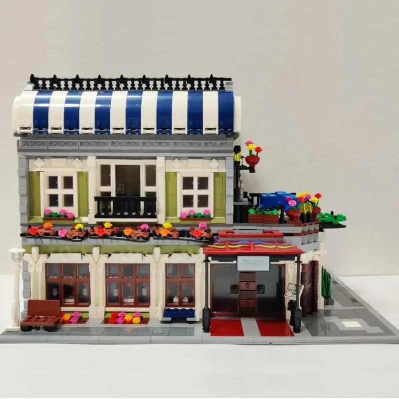 Building Blocks Creator Expert MOC City Romantic Restaurant Bricks Toys - 3