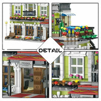 Thumbnail for Building Blocks Creator Expert MOC City Romantic Restaurant Bricks Toys Construction Set Toys - 7