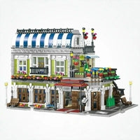 Thumbnail for Building Blocks Creator Expert MOC City Romantic Restaurant Bricks Toys Construction Set Toys - 5
