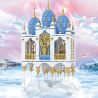 Thumbnail for Building Blocks Creator Expert MOC Sky Castle with LED Bricks Toys Construction Set Toys - 3