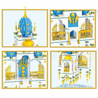 Thumbnail for Building Blocks Creator Expert MOC Sky Castle with LED Bricks Toys Construction Set Toys - 10