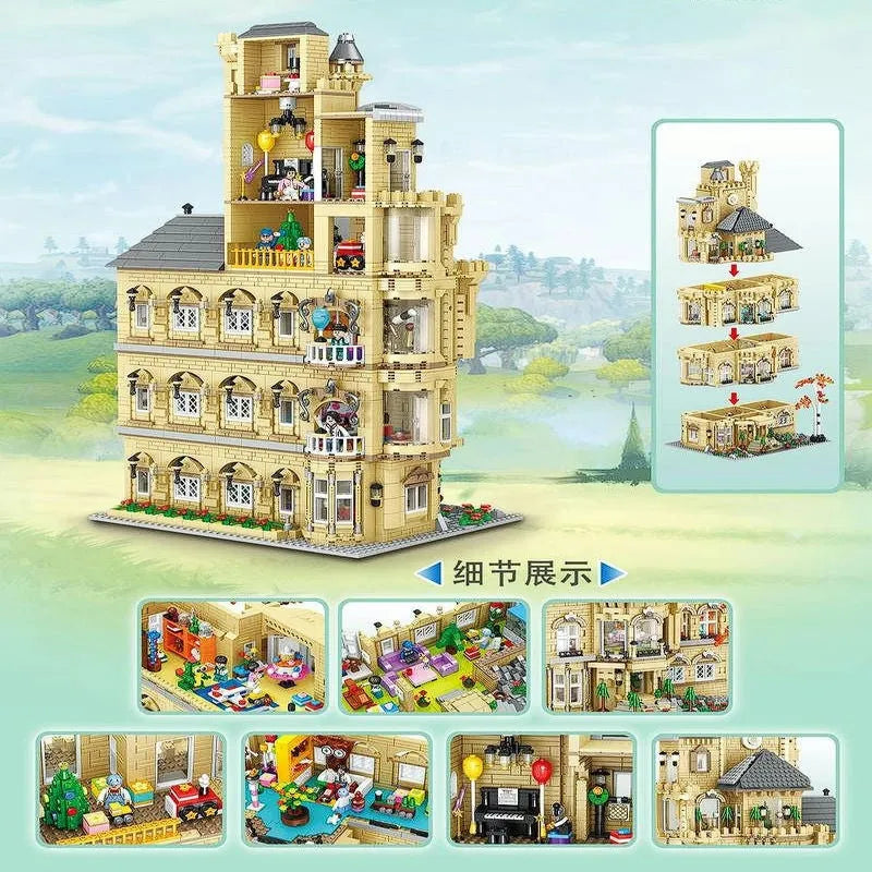 Building Blocks Creator Experts MOC Fun House MINI Bricks Toys 01006 - 4