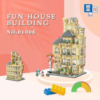 Thumbnail for Building Blocks Creator Experts MOC Fun House MINI Bricks Toys 01006 - 10