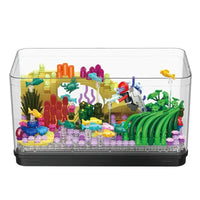 Thumbnail for Building Blocks Creator MOC Aquarium Fish Tank MINI Bricks Toys DZ6101 - 1