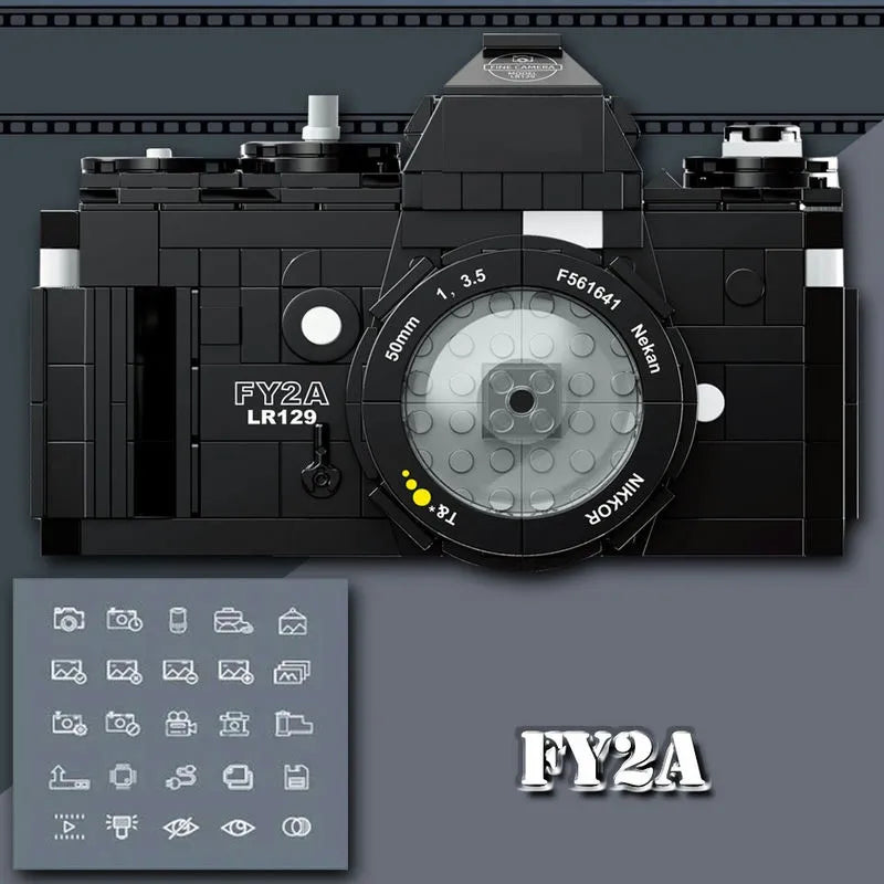 Building Blocks Creator MOC Idea Digital Camera MINI Bricks Toy 00844 - 8