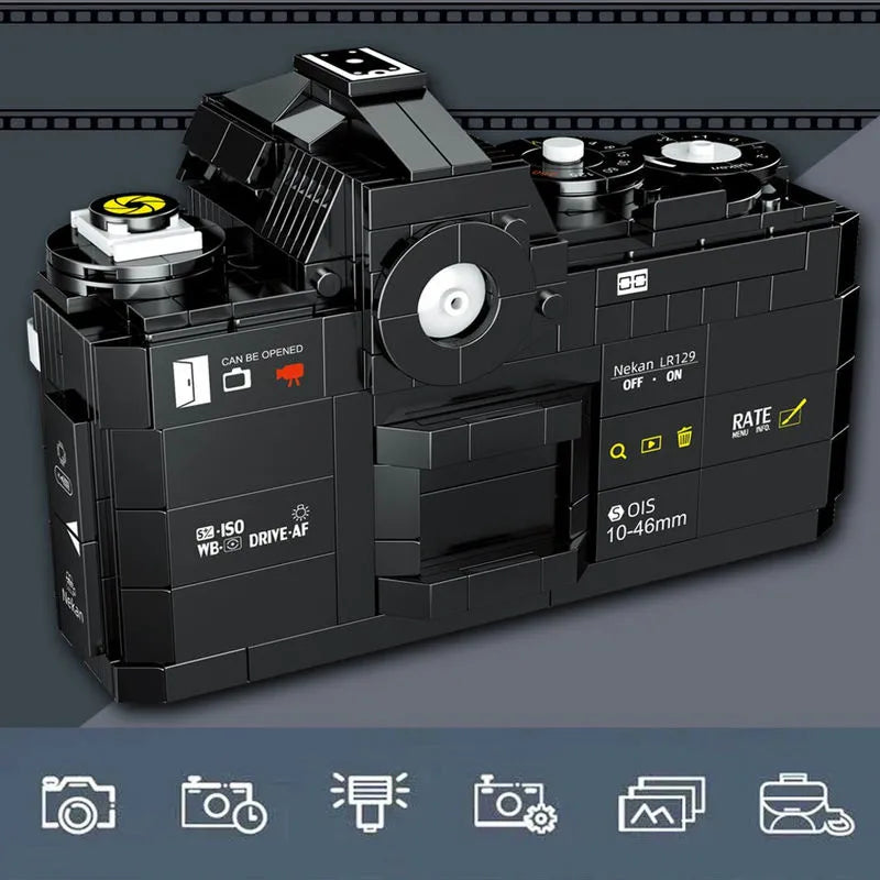 Camera Building Blocks Creator MOC Idea Digital Camera Building Blocks Toy 00844