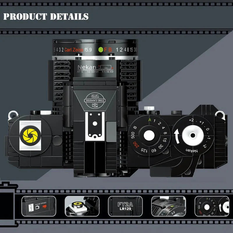Building Blocks Creator MOC Idea Digital Camera MINI Bricks Toy 00844 - 6