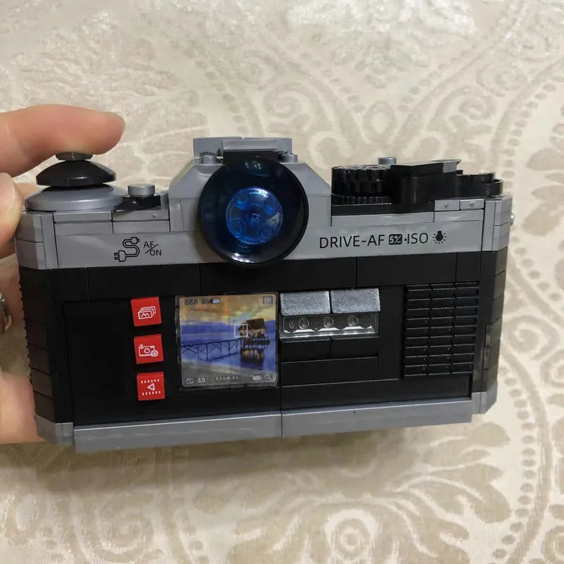 Camera Flower Mini Blocks Idea Digital Camera Mini Building Blocks Toy 00846