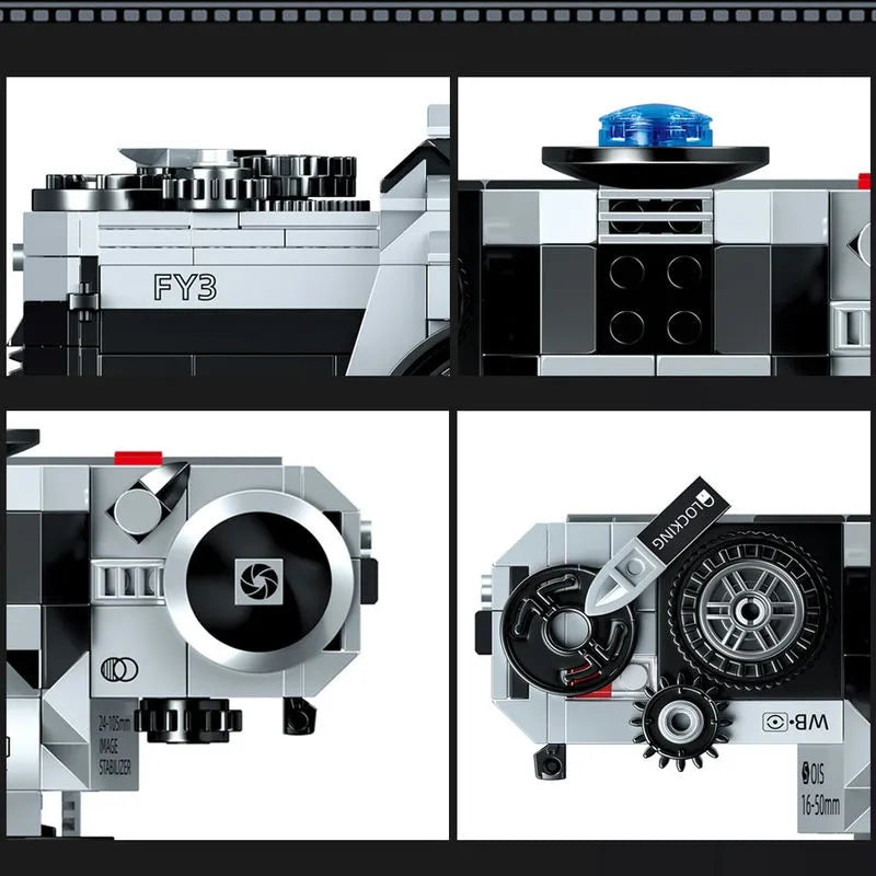 Building Blocks Creator MOC Idea Digital Camera MINI Bricks Toy 00846 Construction Set Toys - 5