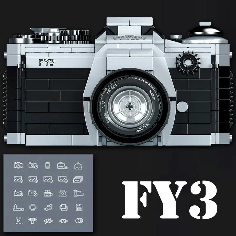 Bricks Block Camera Creator MOC Idea Digital Camera Building Blocks Toy 00846
