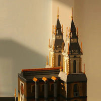 Thumbnail for Building Blocks Expert MOC Beijing New City Church MINI Bricks Toys - 9