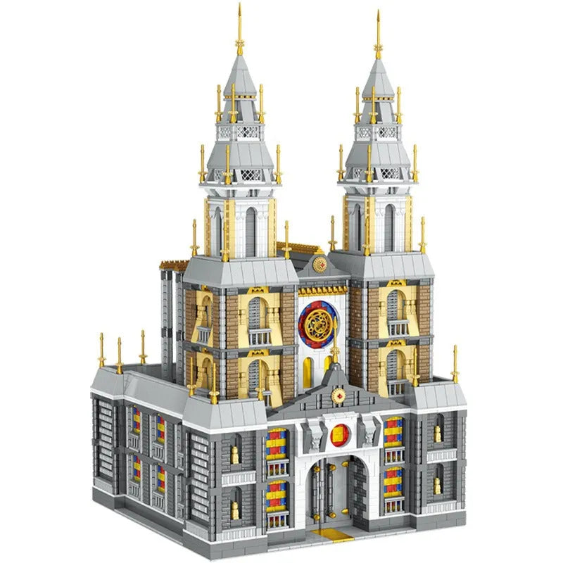 Building Blocks Expert MOC Beijing New City Church MINI Bricks Toys - 1