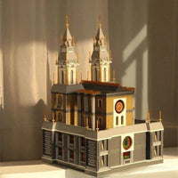 Thumbnail for Building Blocks Expert MOC Beijing New City Church MINI Bricks Toys - 8