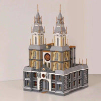 Thumbnail for Building Blocks Expert MOC Beijing New City Church MINI Bricks Toys - 6