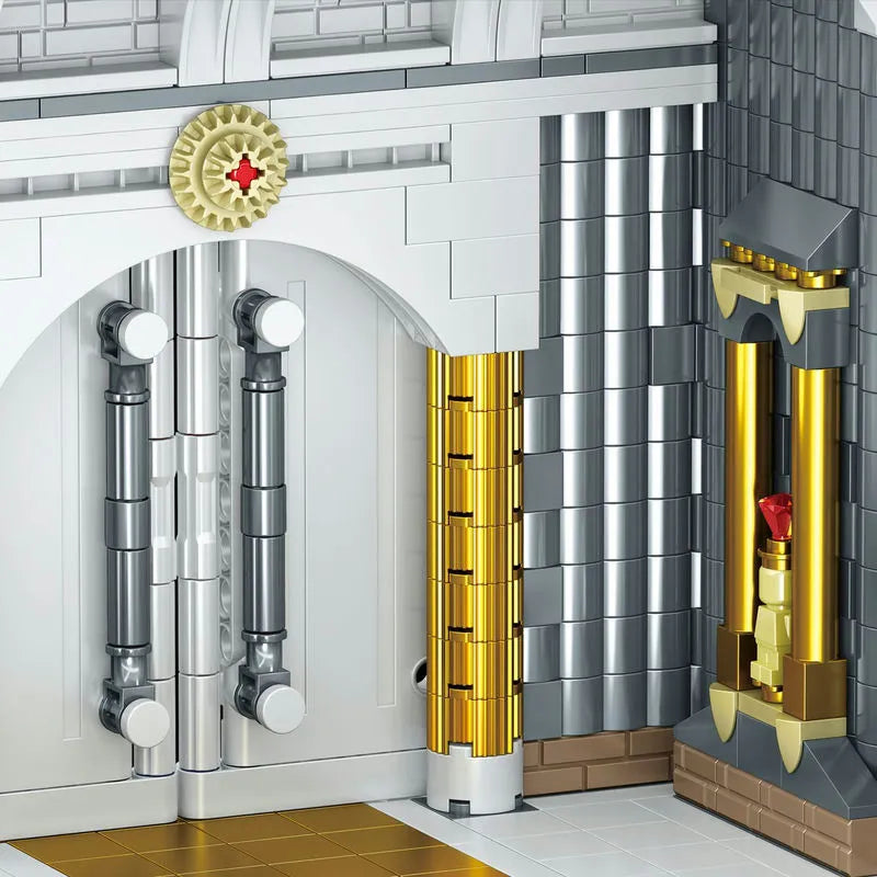 Building Blocks Expert MOC The Century Altar Temple MINI Bricks Toy - 6