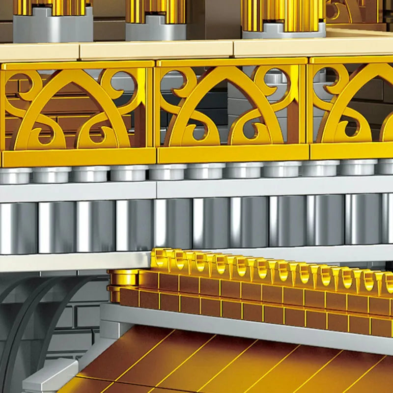 Building Blocks Expert MOC The Century Altar Temple MINI Bricks Toy - 5