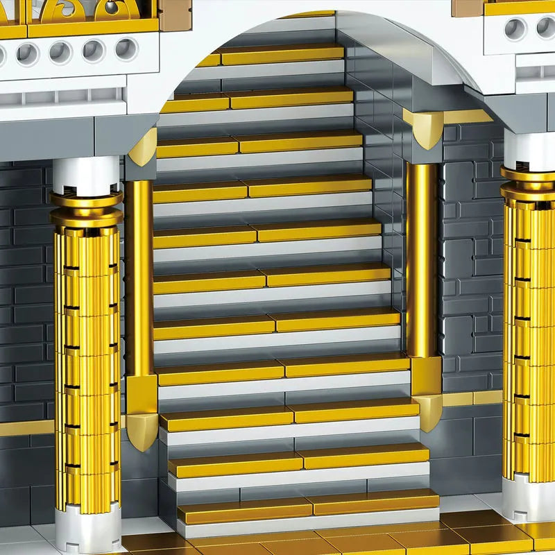 Building Blocks Expert MOC The Century Altar Temple MINI Bricks Toy - 4