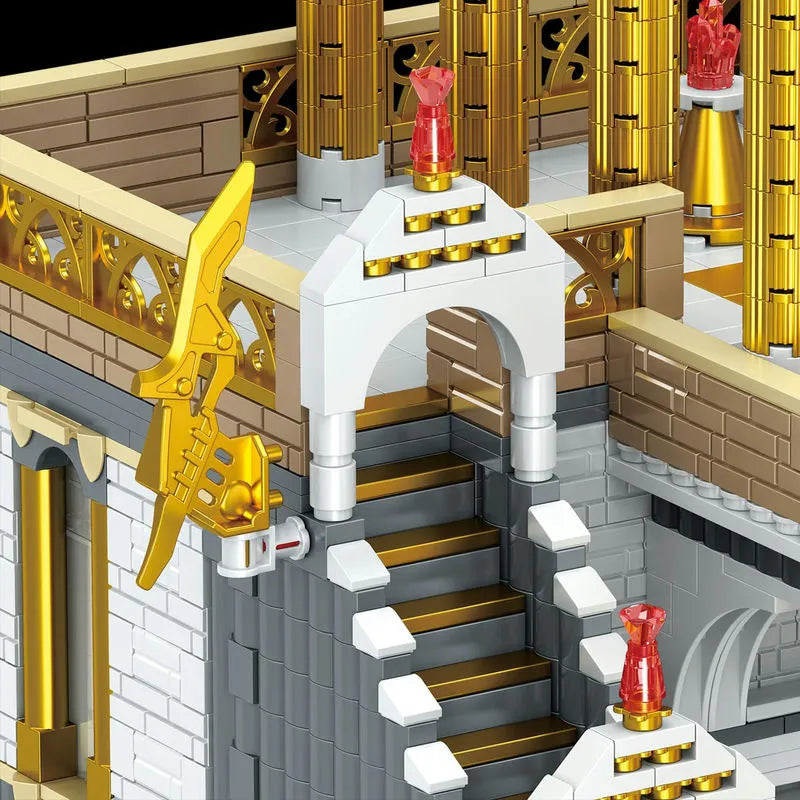 Building Blocks Expert MOC The Century Altar Temple MINI Bricks Toy - 3