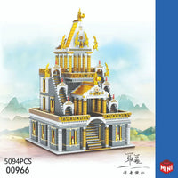 Thumbnail for Building Blocks Expert MOC The Century Altar Temple MINI Bricks Toy - 1