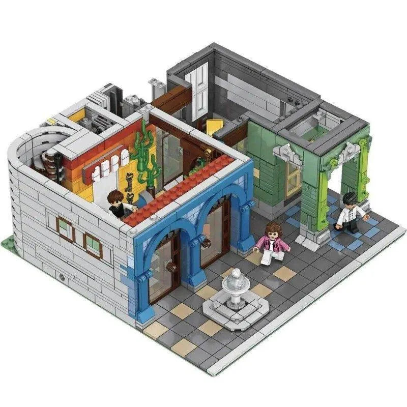 Building Blocks Experts MOC City Hotel MINI Modular Bricks Toys Construction Set Toys - 4