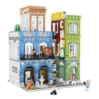 Thumbnail for Building Blocks Experts MOC City Hotel MINI Modular Bricks Toys - 1
