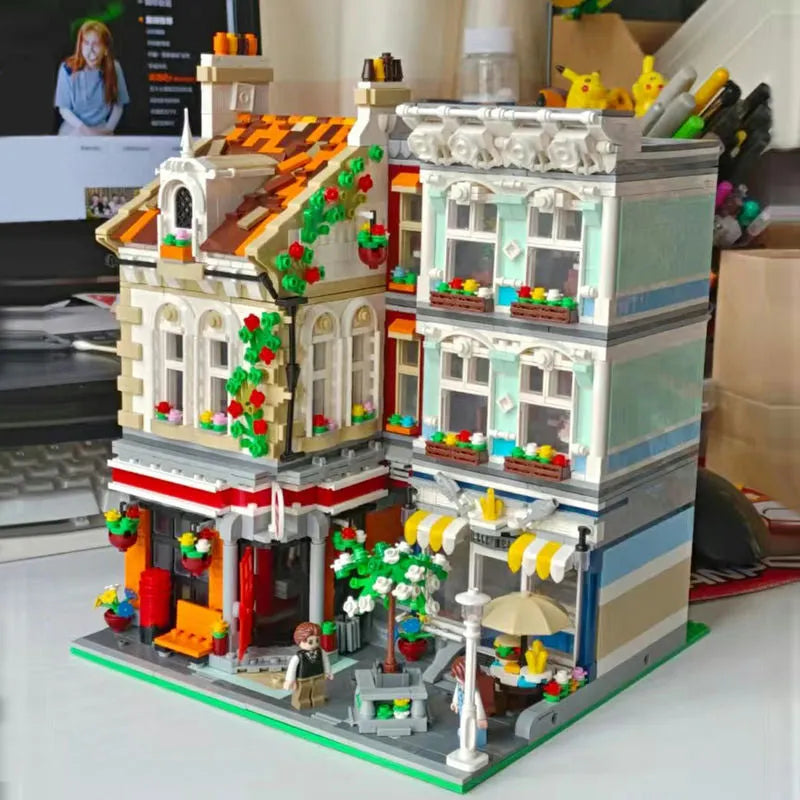 Building Blocks Experts MOC City Post Office MINI Modular Bricks Toys - 2