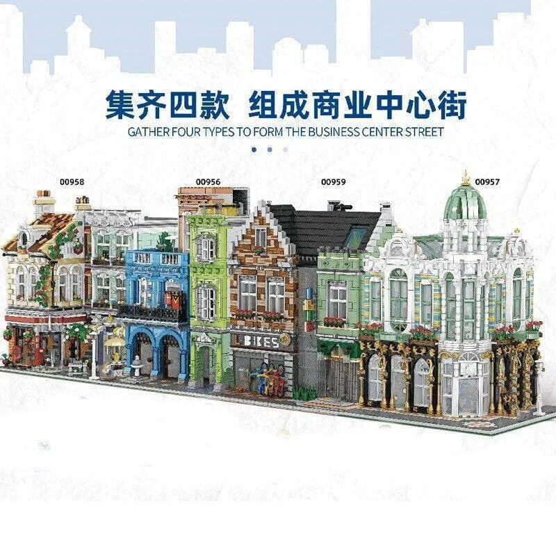 Building Blocks Experts MOC City Post Office MINI Modular Bricks Toys - 6