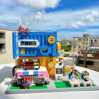 Thumbnail for Building Blocks MINI Diamond MOC Creative Leisure Club Bricks Toy - 8