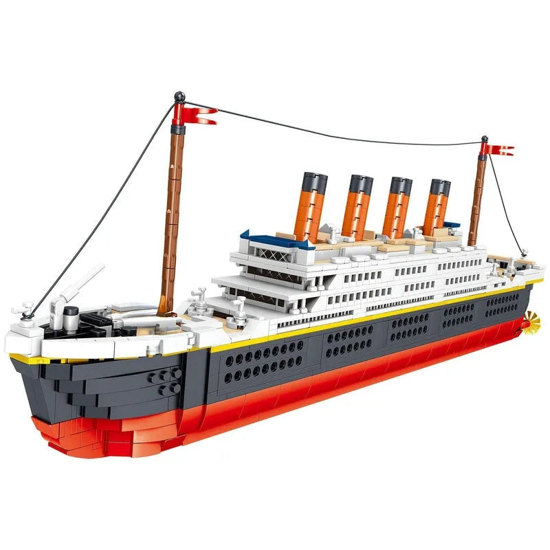 Building Blocks MOC 01010 Titanic Steam RMS Ship MINI Bricks Toy Construction Set Toys - 1