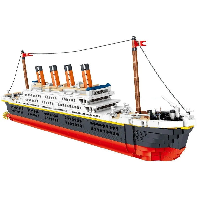 Building Blocks MOC 01010 Titanic Steam RMS Ship MINI Bricks Toy - 6