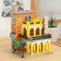 Thumbnail for Building Blocks MOC 6020 Street City Cafe Havana Modular MINI Bricks Toys - 6