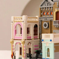 Thumbnail for Building Blocks MOC 6021 Street City Church Of Cuba Modular MINI Bricks Toy - 8