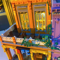 Thumbnail for Building Blocks MOC 6022 City Street Cuban Restaurant Modular MINI Bricks Toys - 15