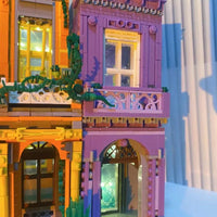 Thumbnail for Building Blocks MOC 6022 City Street Cuban Restaurant Modular MINI Bricks Toys - 13