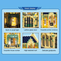 Thumbnail for Building Blocks MOC 6023 Street City Corner Post Office Modular MINI Bricks Toys - 6