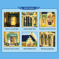Thumbnail for Building Blocks MOC 6023 Street City Corner Post Office Modular MINI Bricks Toys - 6