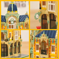 Pe Postcode Bricks MOC 6023 Mini Bricks Corner Post Office Building Blocks