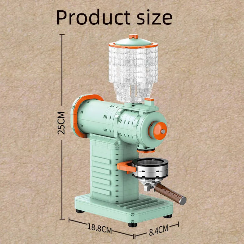 Building Blocks MOC City Creative Coffee Grinder Machine MINI Bricks Toys 01053 Construction Set Toys - 6