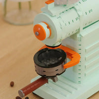 Thumbnail for Building Blocks MOC City Creative Coffee Grinder Machine MINI Bricks Toys 01053 - 10