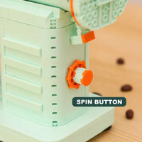 Thumbnail for Building Blocks MOC City Creative Coffee Grinder Machine MINI Bricks Toys 01053 - 11